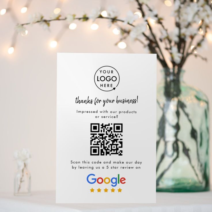 Creating a Qr Code for Google Business Reviews