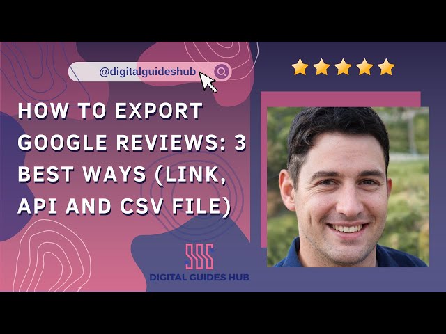 Export Google My Business Reviews